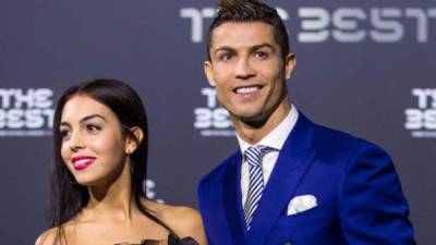 Georgina Rodríguez y Cristiano Ronaldo en una foto de archivo.
