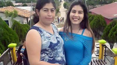 Wendy Melissa Andino (madre) de 33 años, y Wendy Elizabeth Torres (de 16 años).