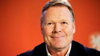 La Federación Holandesa de Fútbol (KNVB) presentó a Ronald Koeman como nuevo técnico de la selección nacional. FOTO EFE.