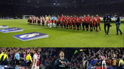 Las mejores imágenes que ha dejado el triunfo del Real Madrid (1-2) contra el Ajax en la ida de octavos de final de la UEFA Champions League.