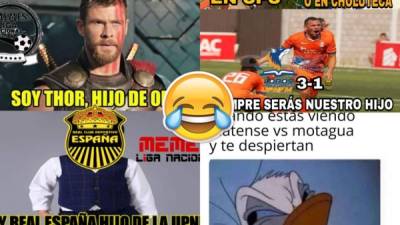 Los divertidos memes que dejó la derrota del Real España ante la UPN en la ida del repechaje, lo mismo que el empate del Motagua contra Platense.