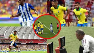 Las imágenes más destacadas y curiosas de la goleada que le metió Brasil (7-0) a Honduras en partido amistoso en Porto Alegre.