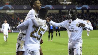 El Real Madrid, ya clasificado, vence al Brujas en Bélgica. Foto AFP
