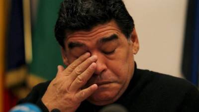 El exfutbolista Diego Maradona niega haber agredido a su exnovia Rocío Oliva.