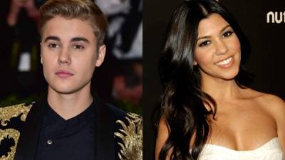 Justin Bieber y Kourtney Kardashian.