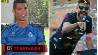 Cristiano Ronaldo respondió a su estilo sobre el video de Piqué en el que aparece imitando la celebración del portugués.