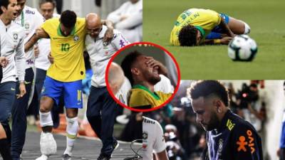 Neymar vive otro calvario por una nueva lesión que lo deja afuera de la Copa América con Brasil. Acá las imágenes de cómo fue su terrible lesión en amistoso contra Qatar.