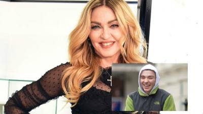 La cantante Madonna y su hijo Rocco Ritchie.