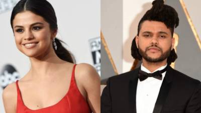 Selena Gómez y The Weeknd.