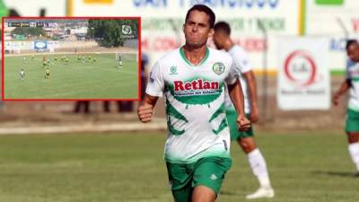 Oliver Morazán marcó un espectacular golazo con el Juticalpa FC ante Real de Minas.
