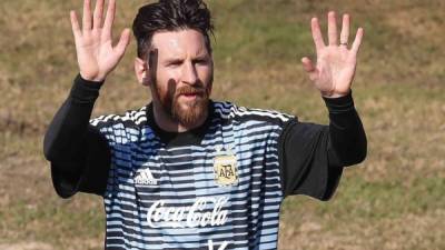 Lionel Messi es la máxima figura de la Selección de Argentina. FOTO EFE.