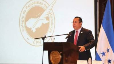 Dagoberto Rodríguez, presidente del Colegio Hondureño de Periodistas, defendió la postura del gremio.