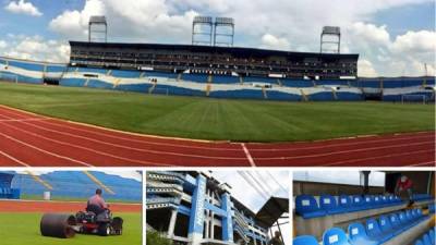 El estadio Olimpico Metropolitano de San Pedro Sula está siendo pulido para los partidos de la Selección de Honduras en la hexagonal final de la Concacaf rumbo al Mundial de Rusia 2018. Acompáñanos a ver como está quedando la casa de la Bicolor.