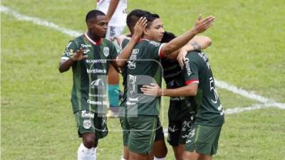 El Marathón derrotó 1-0 al Platense con un gol de Kevin Hoyos. Foto Neptalí Romero