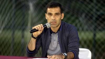 Rafa Márquez ofreció un mensaje a los medios de comunicación. Foto EFE