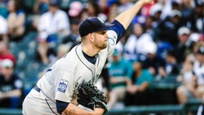 El jugador de los Yanquis de Nueva York James Paxton. EFE/Tannen Maury/Archivo.