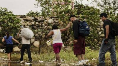 Ciudad Hidalgo es la primera ciudad a la que llegan los migrantes que entran en México desde Guatemala cruzando el río Suchiate. Foto de archivo.