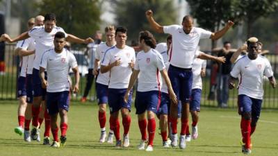 Estados Unidos se alista para su debut en la Copa Oro contra Honduras. Foto Juan Salgado/Enviado Especial