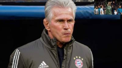 El entrenador del Bayern Munich, Jupp Heynckes, lamentó la eliminación en semifinales de Champions. FOTO EFE.