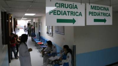 El área de pediatría del hospital Rivas permanece ordenada y limpia, pero sininsumos para trabajar.