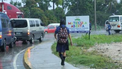 De acuerdo a los análisis en la zona norte habrán cielo nublados y probabilidad de lluvias.