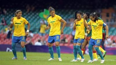 La selección brasileña de fútbol femenino. EFE