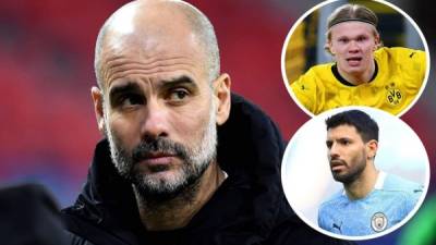 Pep Guardiola se refirió al tema de Erling Haaland y a la marcha de Sergio 'Kun' Agüero del Manchester City.