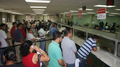 Las oficinas de la DEI en San Pedro Sula, Honduras.