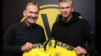 Erling Haaland llega al Dortmund por 20 millones de euros. Foto AFP-