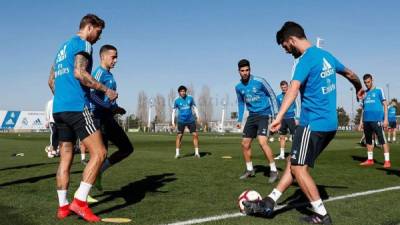 El Real Madrid realizó su último entrenamiento previo al clásico liguero ante el Barcelona. Foto RealMadrid.com