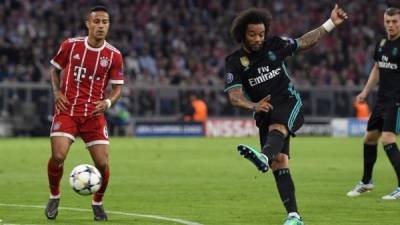 Con este zurdazo Marcelo empató el partido para el Real Madrid.