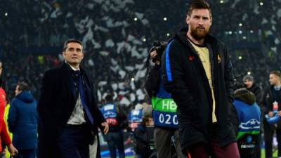 Messi protagonizó un fuerte cruce de palabras con Valverde.