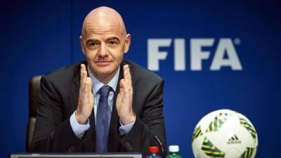 Gianni Infantino, presidente de la FIFA. Foto AFP