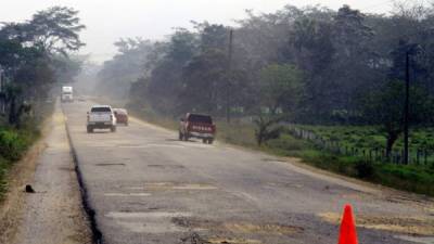 Tanto la carretera CA-4 como la CA-11 que llevan a Copán están destruidas. En la foto, el tramo de Quimistán, Santa Bárbara.