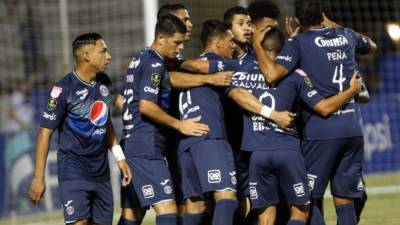 Motagua se quedó con el triunfo sobre Honduras Progreso en su regreso al estadio Nacional.