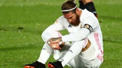 Sergio Ramos será baja sensible del Real Madrid en el primer duelo del 2021.