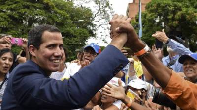 Guaidó es reconocido como el presidente interino de Venezuela por EEUU y otros 50 países./AFP.