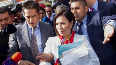 Rosario Robles, exministra de Estado en el gobierno del expresidente Peña Nieto. Foto: EFE