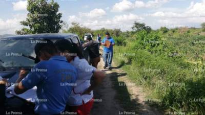 El universitario estaba encostalado en una plantación de maíz.