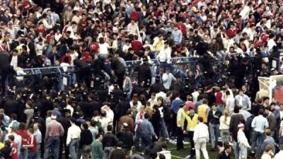 Un total de 96 personas perdieron la vida y otras 766 resultaron heridas en la avalancha de Hillsborough. Foto EFE/Hillsborough Inquest .