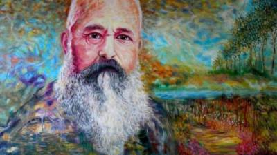 Retrato del pintor francés Claude Monet.