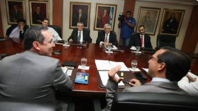 La misión técnica del FMI y el Gabinete Económico se reunieron ayer.