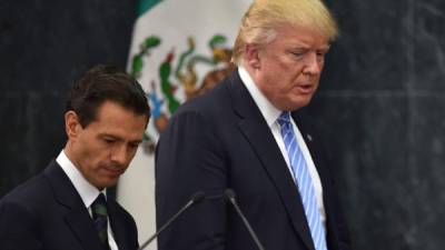 EPN y Trump ofrecieron una conferencia conjunta.