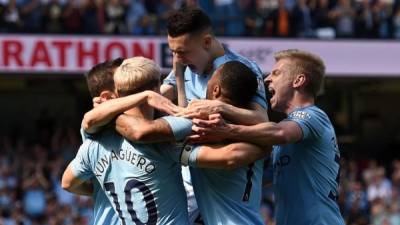 El Manchester City se tomó revancha y le ganó al Tottenham en la Premier League. Foto AFP