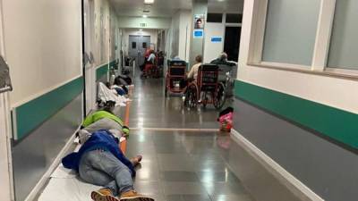 Los hospitales españoles no se dan abasto para atender a los miles de pacientes infectados por Covid 19./Twitter.