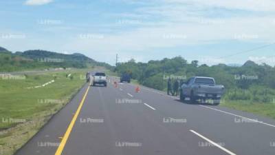 El cadáver del menor estaba en la carretera que conduce al sur de Honduras.