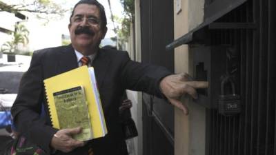 El Tribunal ha solicitado información de las cuentas de Manuel Zelaya Rosales al sistema nacional bancario.