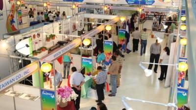 Empresarios de Taiwán en la edición anterior de la Expo Taiwán en San Pedro Sula.