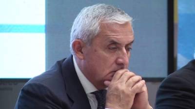 El expresidente de Guatemala Otto Pérez Molina.