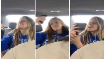 Un padre estadounidense se ha convertido en protagonista en las redes sociales al subir un video a YouTube de su hija haciéndose 'selfies' de muecas. Foto YouTube